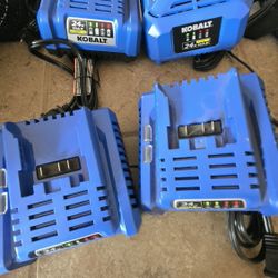 KOBALT CHARGER AND BAGS