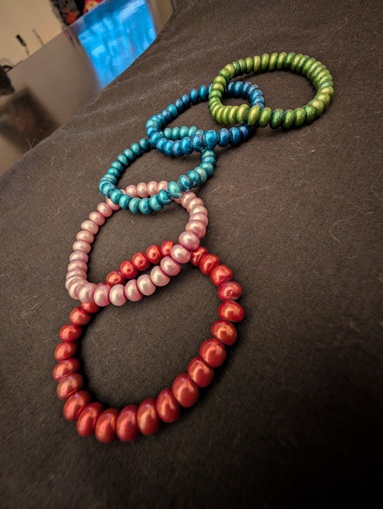 Set of 5 Honora Pearl Stretch Bracelets