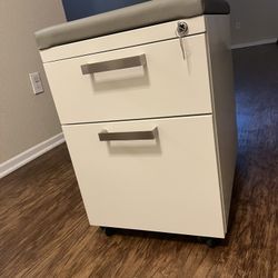 2 Drawer File Cabinet With Lock 