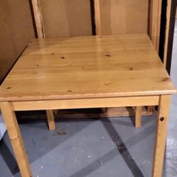 Heavy Duty Light Oak Dining Table 