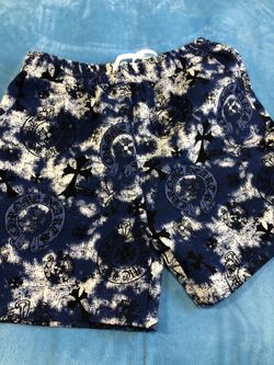 Blue chrome hearts shorts. Xl only