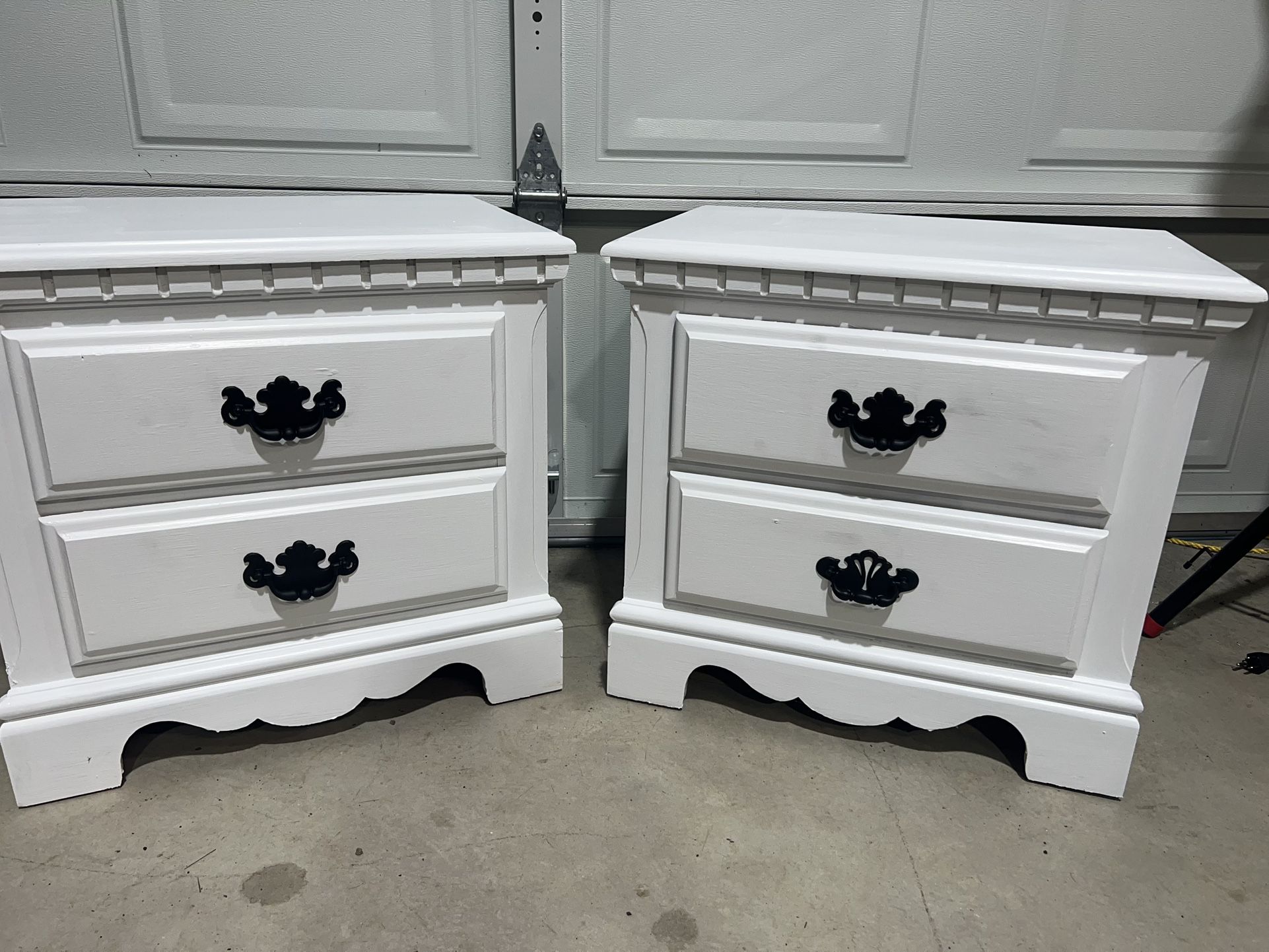 White Night Stands/End Tables