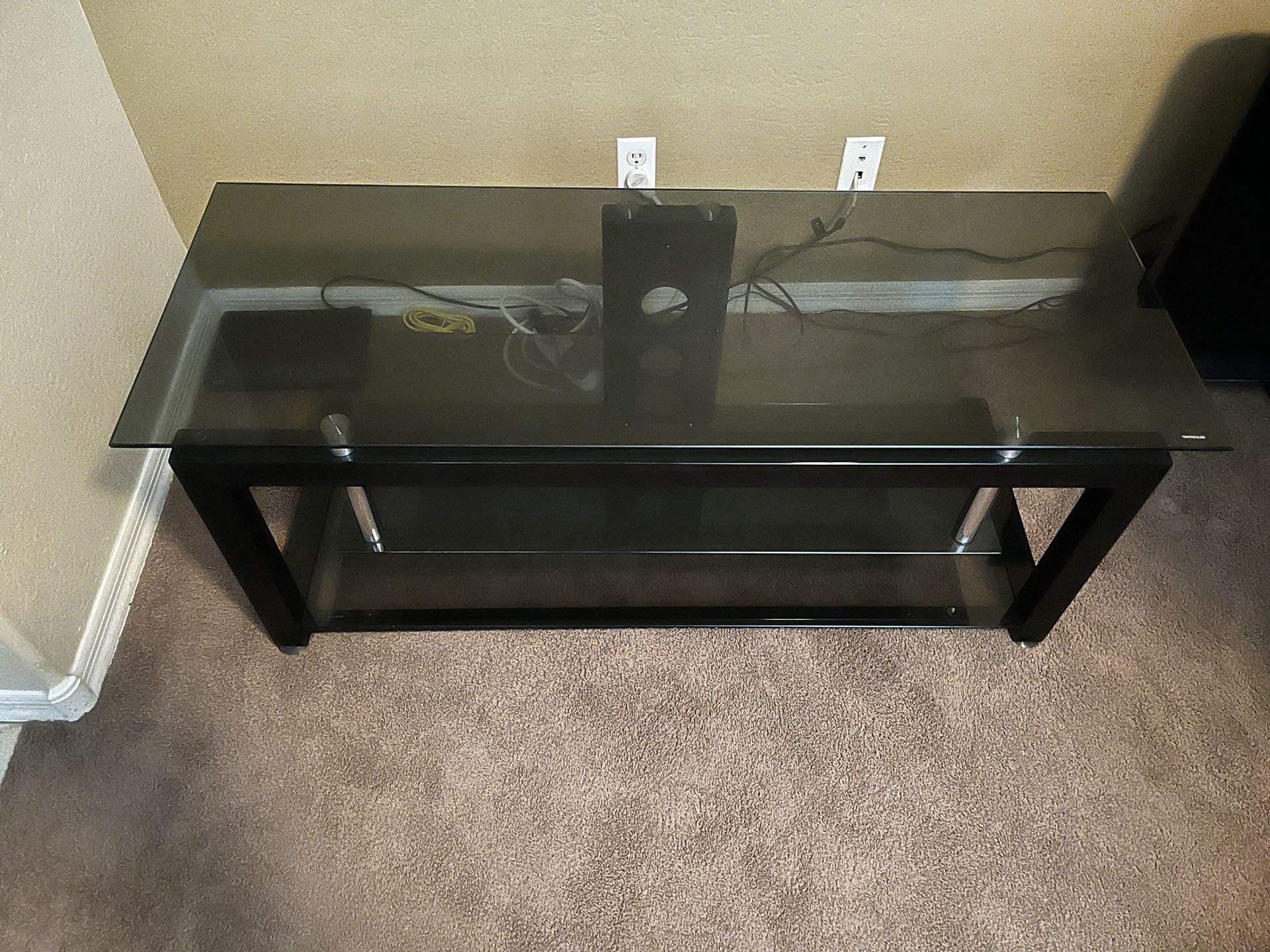 Glass TV Stand