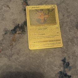 Gold Pikachu Real
