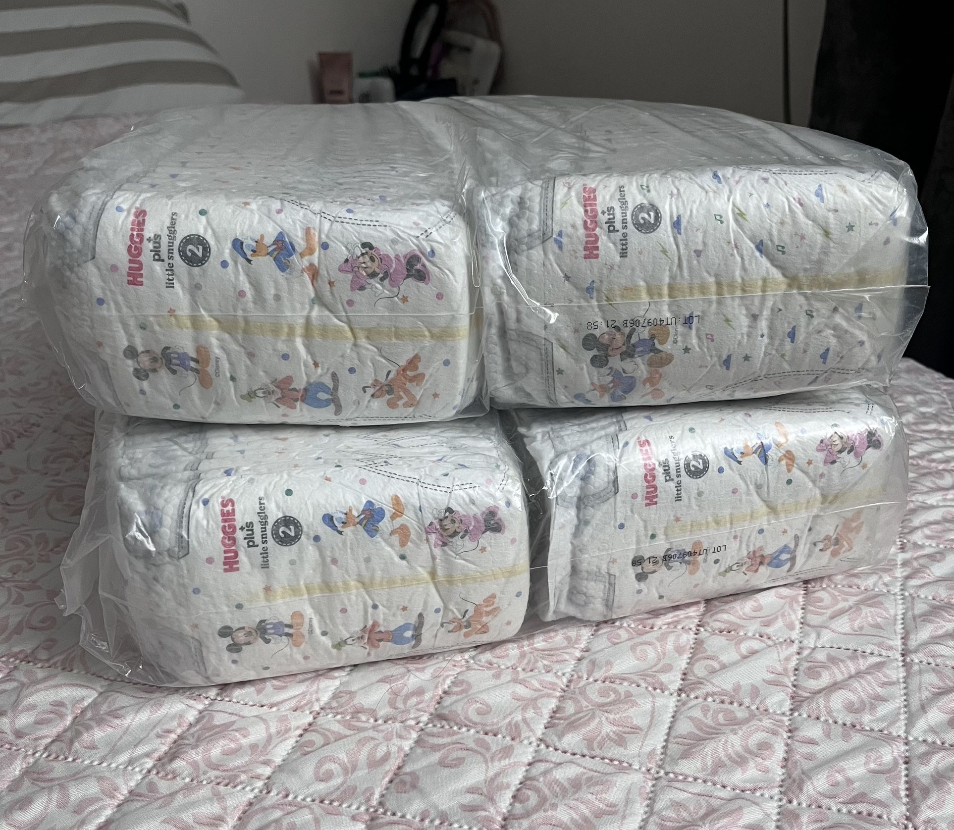 Huggies + Size 2 Diapers 