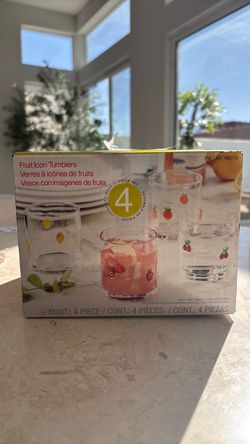 Pandex 14oz Icon Glasses, Set of 4