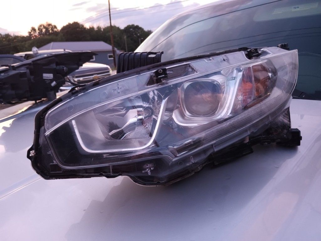 2016 To 2018 Honda Civic Left Hand Headlight Original Part