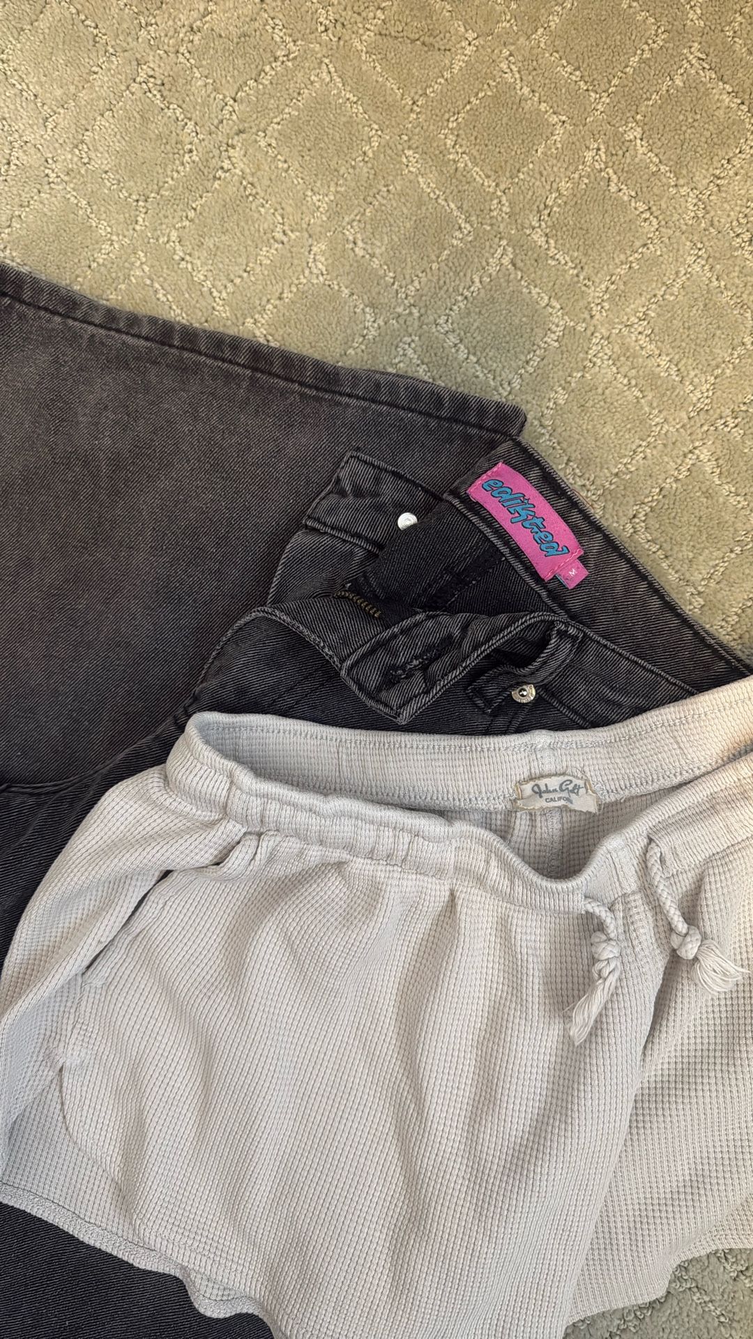 Ediked Jeans And Brandy Melville Shorts