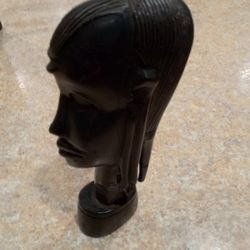 African Stone Carved Head
