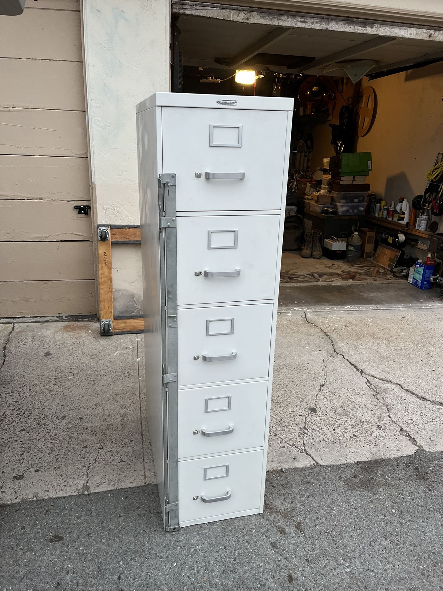 Lockable McDowell & Craig 5 Drawer File Cabinet