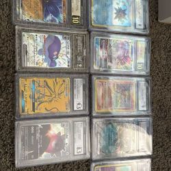 Pokemon slabs 10 each or take all for 75!!