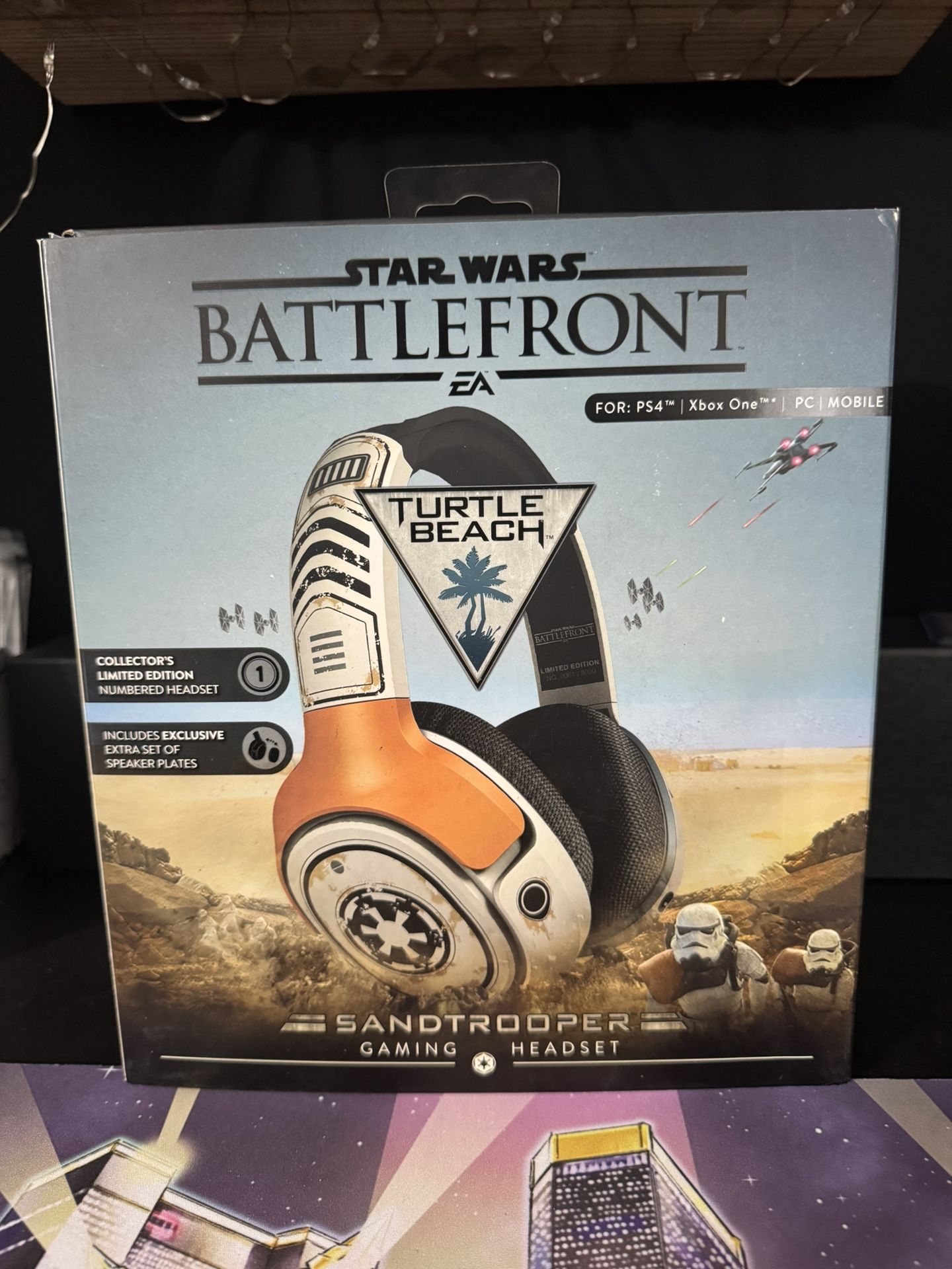 RARE Star Wars Battlefront LIMITED EDITION Sandtrooper Turtle Beach Headset