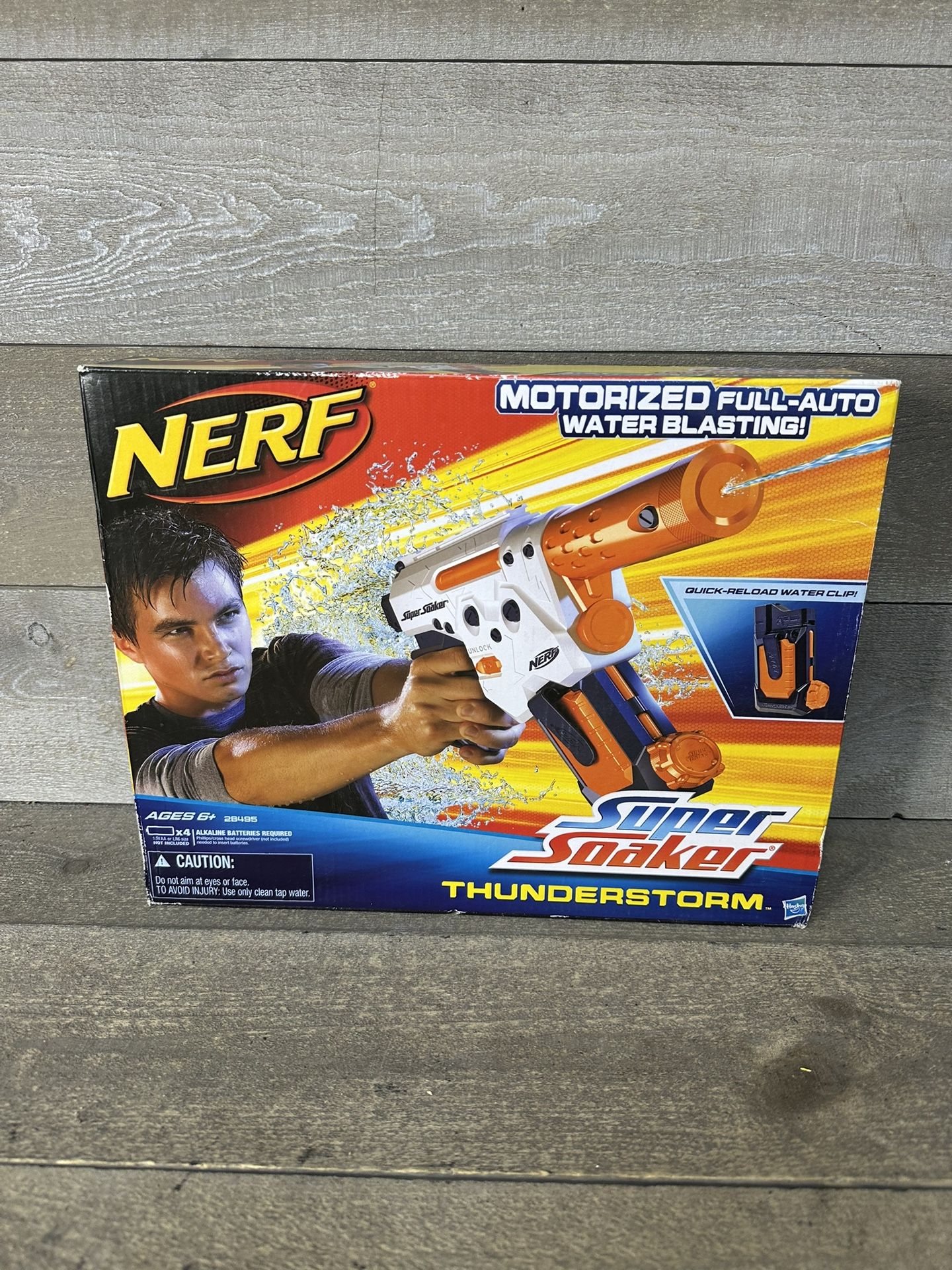 NERF Super Soaker Thunderstorm Motorized Full Auto Clip Rare Discontinued NEW