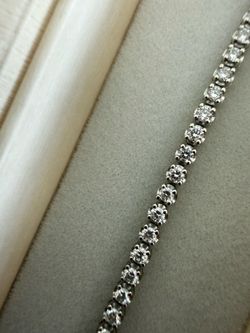 Diamond Tennis Bracelet White Gold