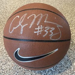 MIAMI HEAT ALONZO MOURNING SIGNED BALL 🏀 