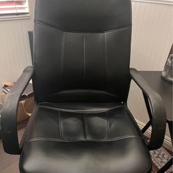 Leather office chair