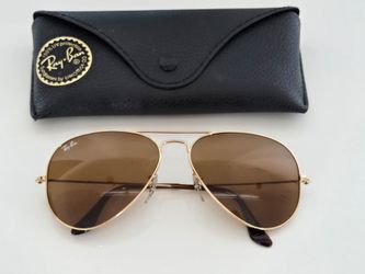 Ray-Ban Aviator Classic Gold Frame RB3025 001/33 58-14 with Brown B15 lenses