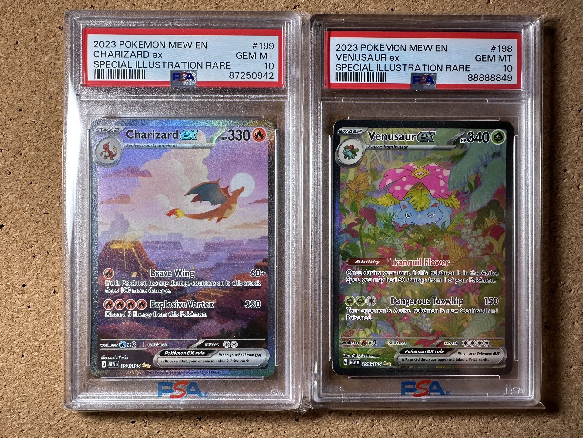 2023 POKEMON MEW EN-151 SPECIAL ILLUSTRATION RARE PSA 10 Bundle Lot
