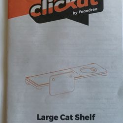 Clickat Large Cat Shelf (see Description)