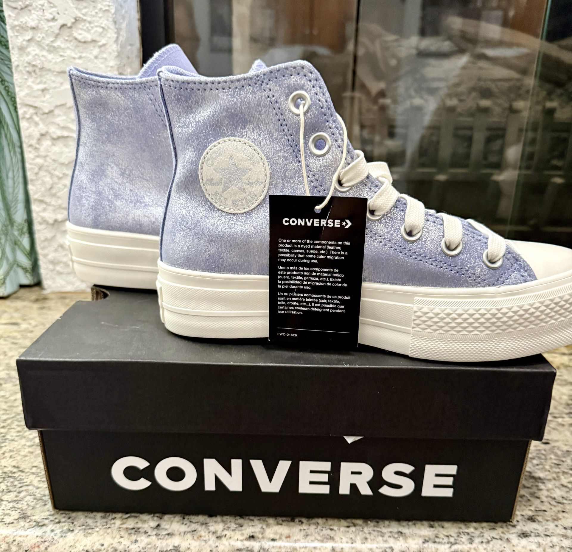 Brand New Light Blue Colored Converse Paid $100 And Got Wrong Size $60 Firm
