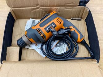 RIDGID 3/8" Heavy Duty Corded Drill w/ Case – Model R7001
