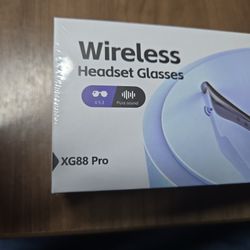 Wireless Headset Glasses Bluetooth Built-in Headphones