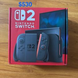 Nintendo Switch 2 Brand New And Sealed For Sale!