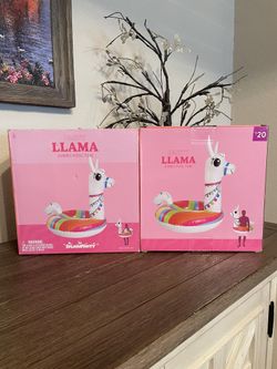 New 48” llama jumbo pool tubes. Check my profile for more great items!