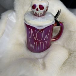 Rae Dunn Snow White Poison Apple Topper Mug 