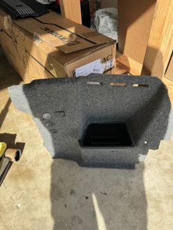 BMW e34 Right Passenger Side Trunk Carpet Trim Panel