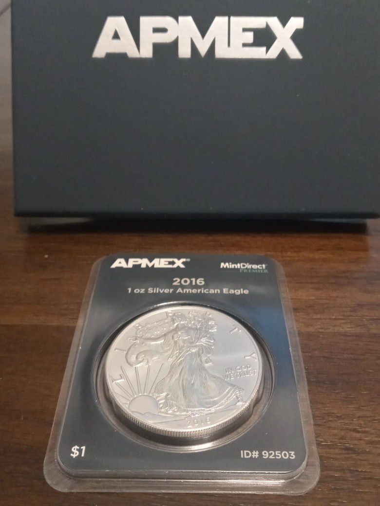 APMEX 2016 1oz Silver American Eagle