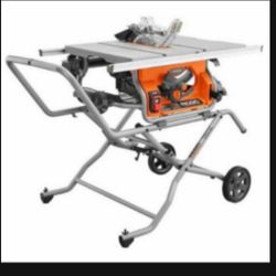 Never UseRIDGID Heavy Duty 10 Inches Portable Table Saw With Standard