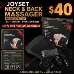 Joyset Neck & Back Massager with Heat JS-MA-401