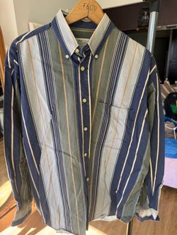 Natura Issue Men’s Striped Cotton Shirt