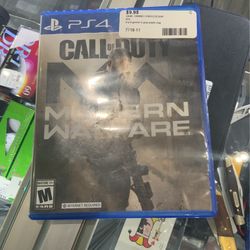 Call Of Duty Modern Warfare PS4