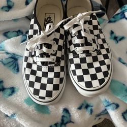 Checkered Vans 
