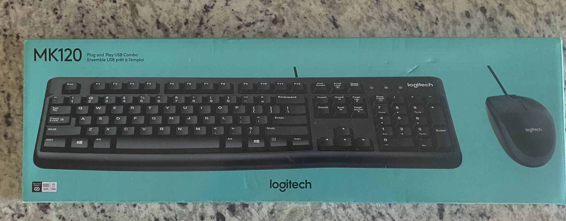 Logitech MK120 Keyboard and Mouse