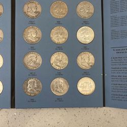 1(contact info removed) Franklin Silver Half Dollar Complete Set