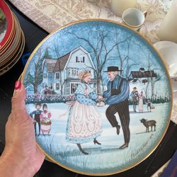 Collectible Painted Plates- P Buckley Moss