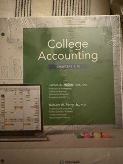 College Accounting Chapters 1-15, 23rd Edition