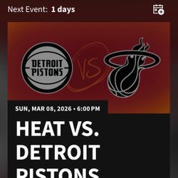 Pistons Vs Heat 