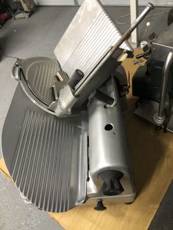 Hobart heavy meat slicer