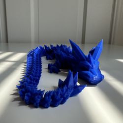3D small Printed Articulated Flexi Crystal Dragon/ Toy