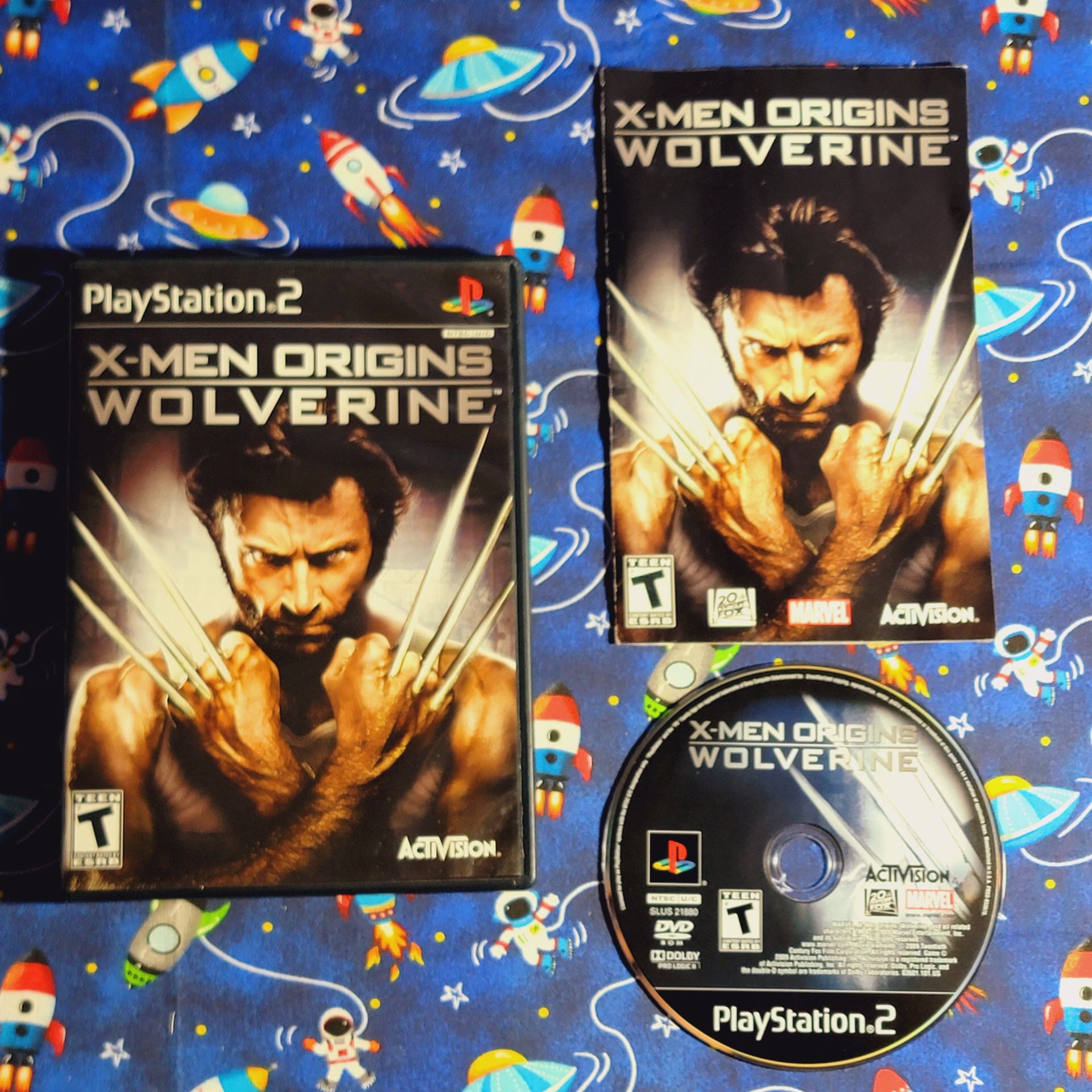 X-Men Origins Wolverine Sony PlayStation 2 PS2 Complete CIB