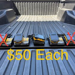 DEWALT 20V MAX Lithium-Ion 2.0Ah Battery with 12V to 20V MAX Charger **3 Available, $50 Each**