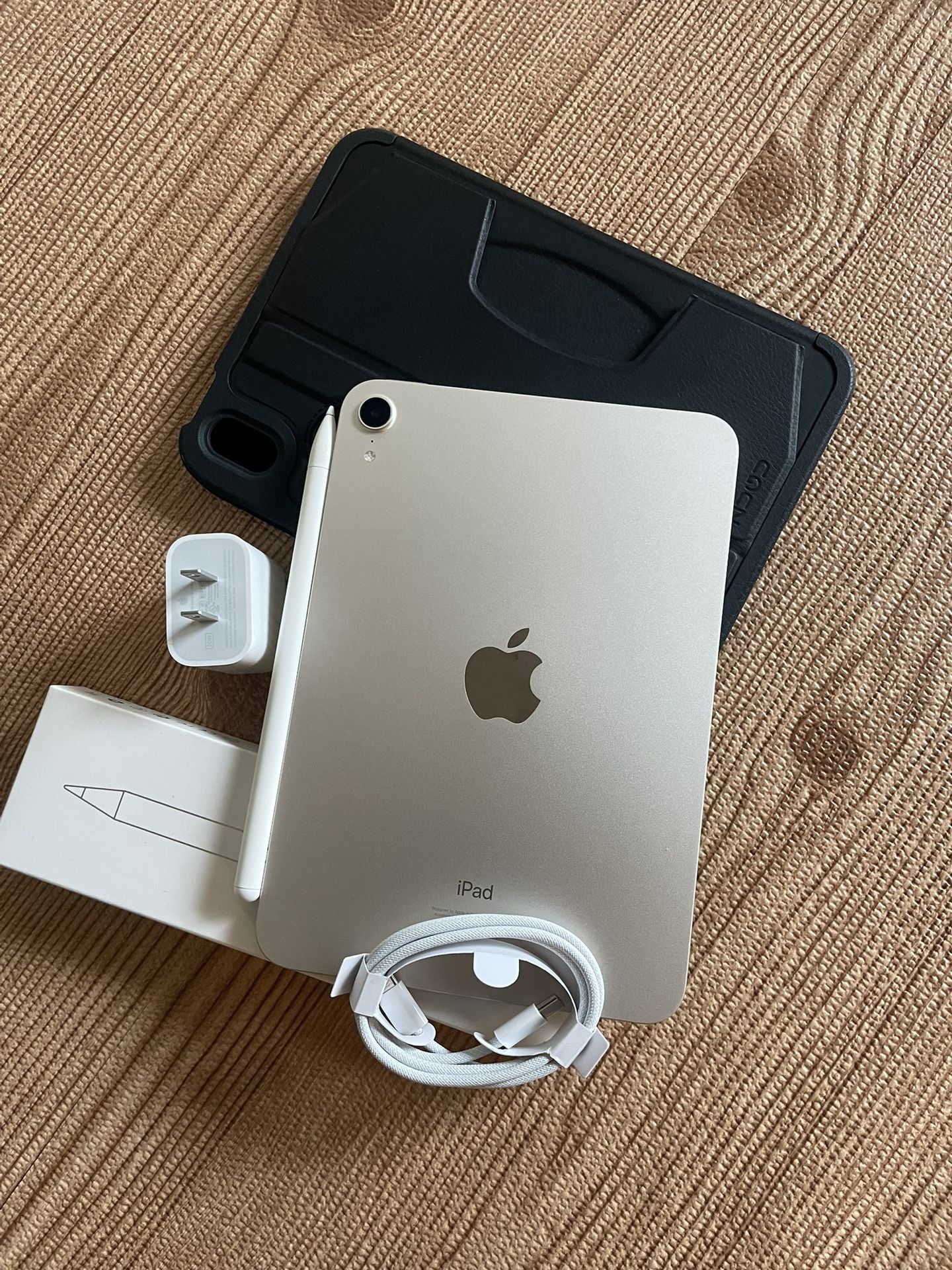 iPad Mini 6th Generation 256GB Starlight Color with Pencil And Accessories