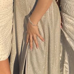 Sparkly Silver Dress