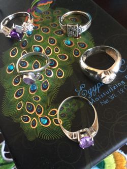 RINGS 🌷💍 SILVER RINGS 💍👛 $15 each , size #5