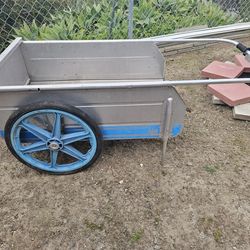 Tipke Manufacturing Company Foldit Do It All Aluminum Folding Dock Cart, Blue Stripe