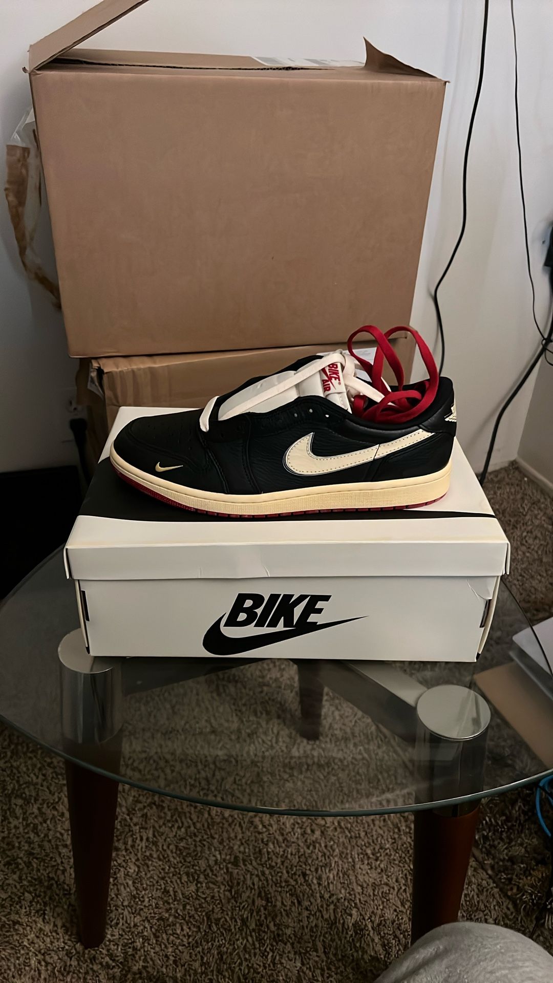 Size 10 Men’s Nigel Sylvester Retro Jordan 1 Low